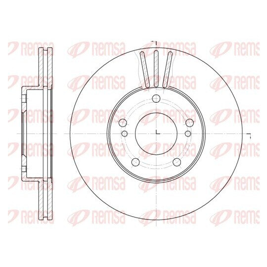 Remsa Brake Disc to suit Nissan, Infiniti
