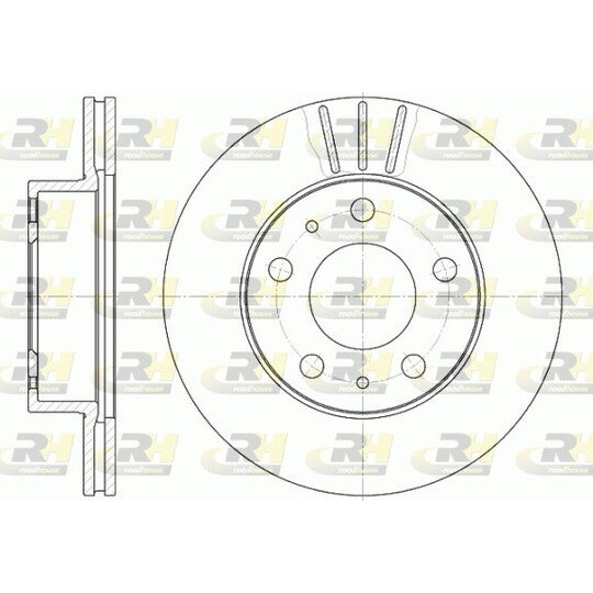 Roadhouse Brake Disc to suit Peugeot, Citroën, Fiat
