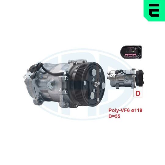 Era Compressor, air conditioning to suit Ford