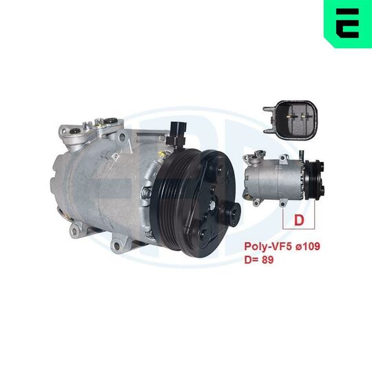 Era Compressor, air conditioning to suit Ford