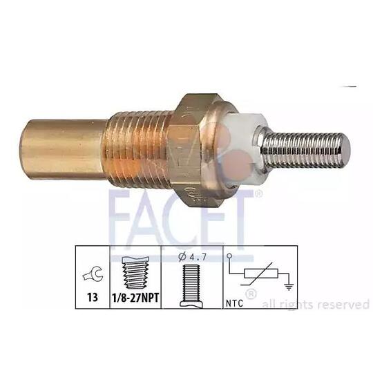 Facet Sensor, coolant temperature to suit Ford