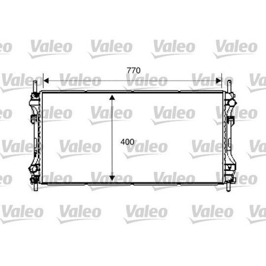 Valeo Radiator, engine cooling to suit Ford, Scania