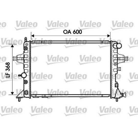 Valeo Radiator, engine cooling to suit Chevrolet, Opel, Vauxhall
