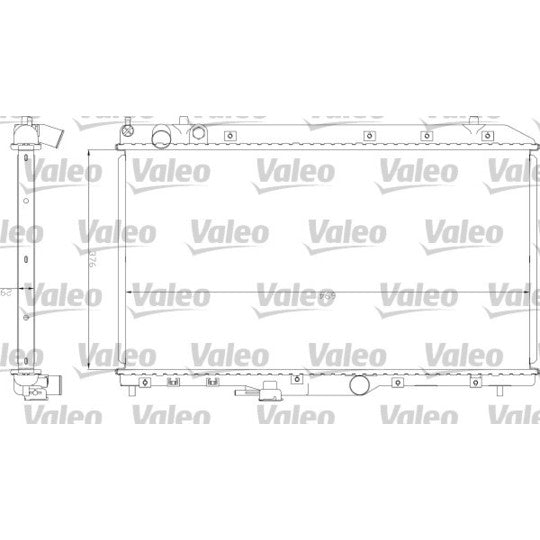 Valeo Radiator, engine cooling to suit Toyota