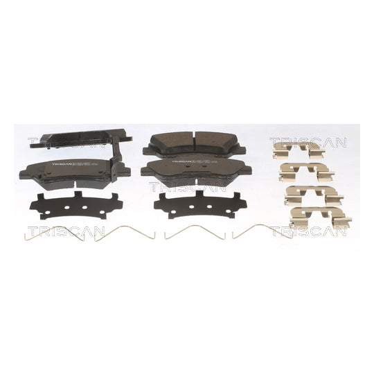 Triscan Brake Pad Set, disc brake to suit Hyundai, Kia