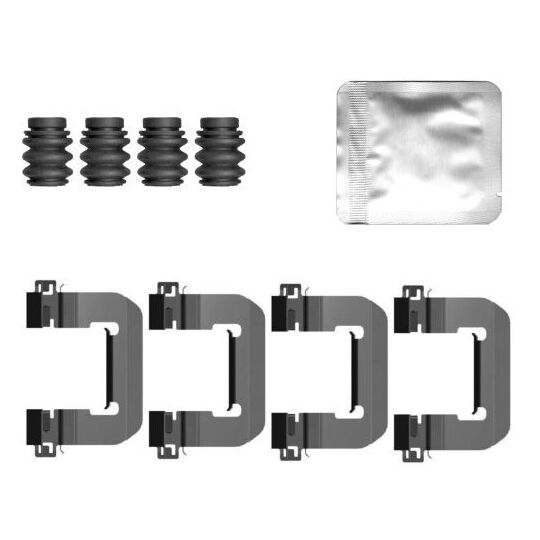 Textar Accessory Kit, disc brake pad