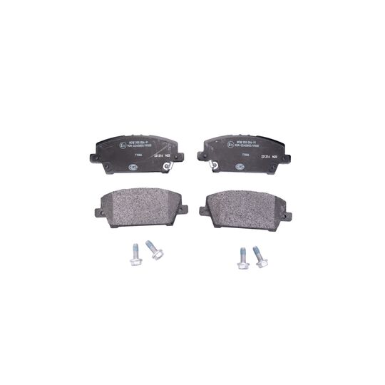 Hella Brake Pad Set, disc brake to suit Honda