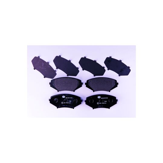 Hella Brake Pad Set, disc brake to suit Mitsubishi, Mazda