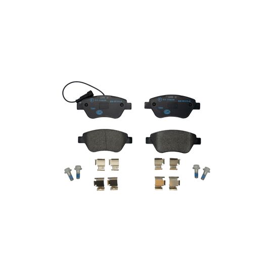Hella Brake Pad Set, disc brake to suit Peugeot, Citroën, Fiat