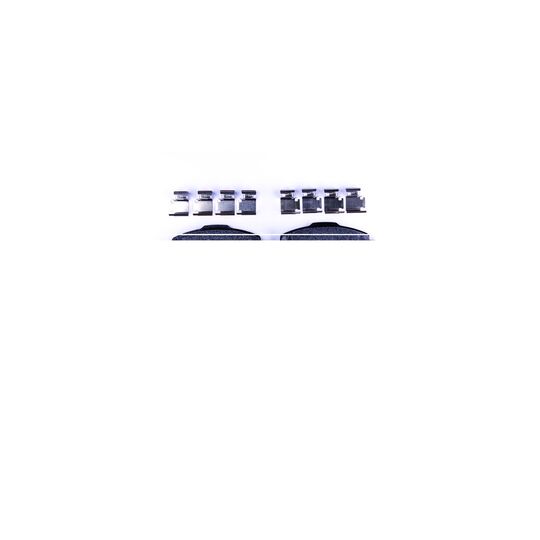 Hella Brake Pad Set, disc brake to suit Ford, Fiat, Ferrari