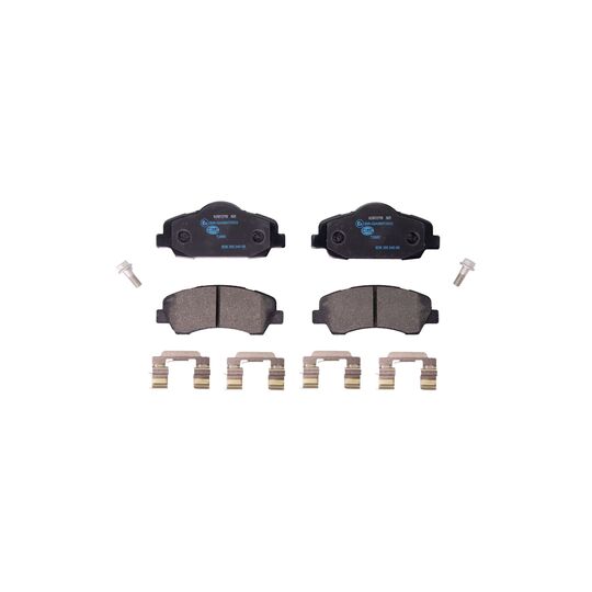 Hella Brake Pad Set, disc brake to suit Peugeot