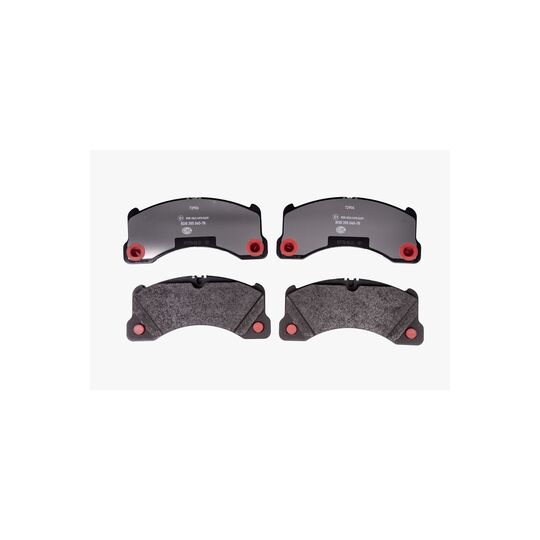 Hella Brake Pad Set, disc brake to suit Porsche