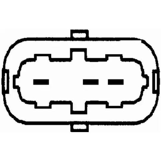 Hella Air Mass Sensor to suit Hitachi, Opel