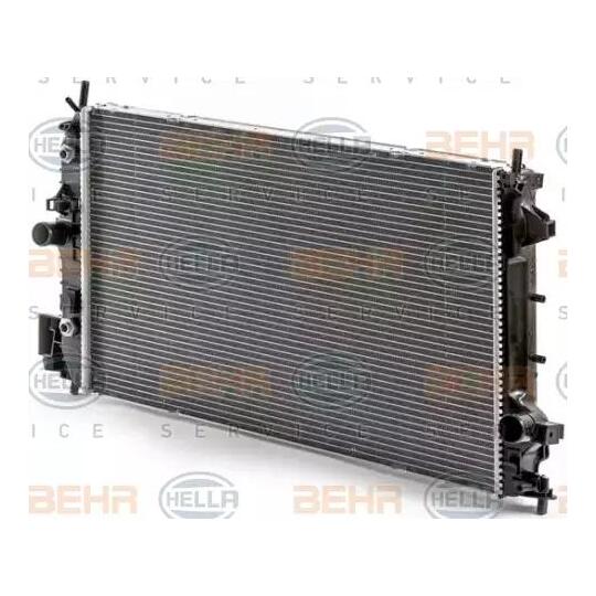 Hella Radiator, engine cooling to suit Fiat, Opel, Vauxhall