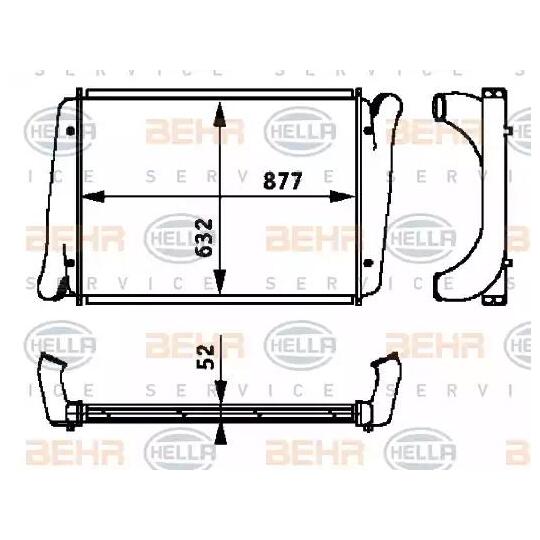 Hella Intercooler, charger to suit Volvo