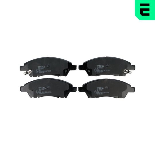 Optimal Brake Pad Set, disc brake to suit Nissan