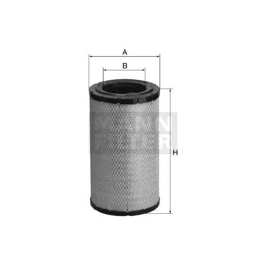 Mann-Filter Air filter to suit Caterpillar, Claas