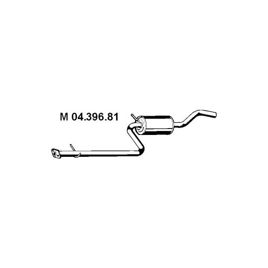 Eberspächer Middle Silencer to suit Ford