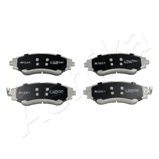Ashika Brake Pad Set, disc brake to suit Chevrolet, Suzuki, Daewoo