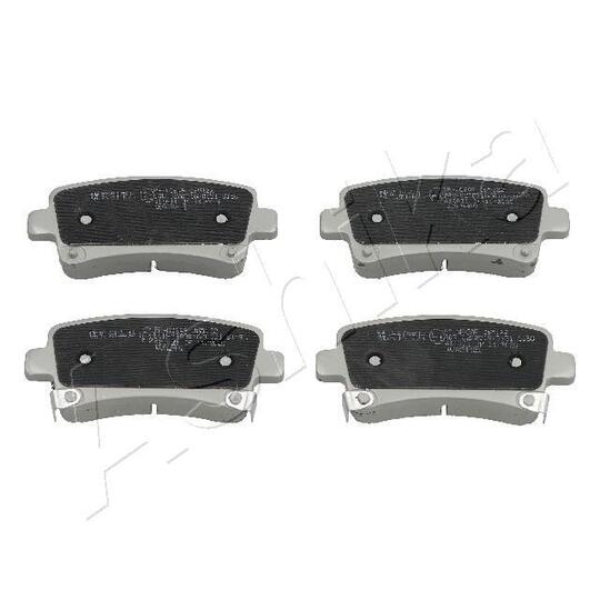 Ashika Brake Pad Set, disc brake to suit Chevrolet, Opel, Vauxhall