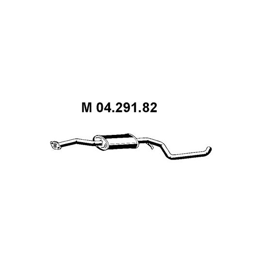 Eberspächer Middle Silencer to suit Ford