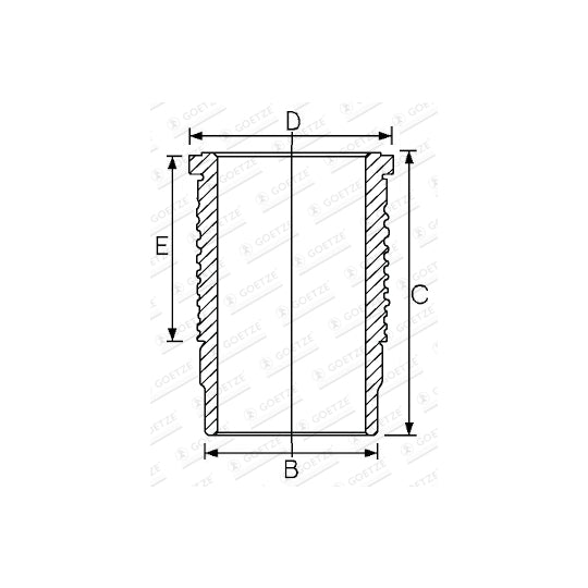 Kolbenschmidt Repair Set, piston/sleeve to suit Volvo