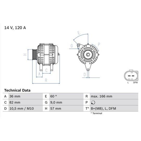 Valeo Alternator to suit Audi, VW, Seat
