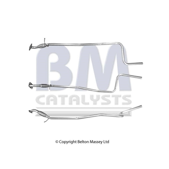 Bm Catalysts Exhaust pipe to suit Ford