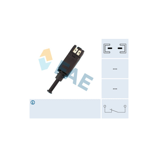 Fae 24420 Brake Light Switch to suit Ford, VW