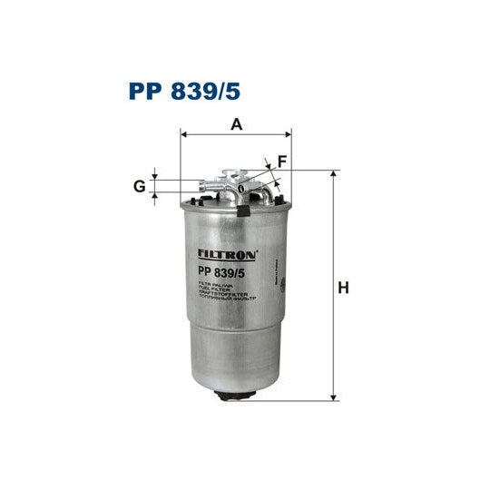 Ufi Fuel filter to suit VAG