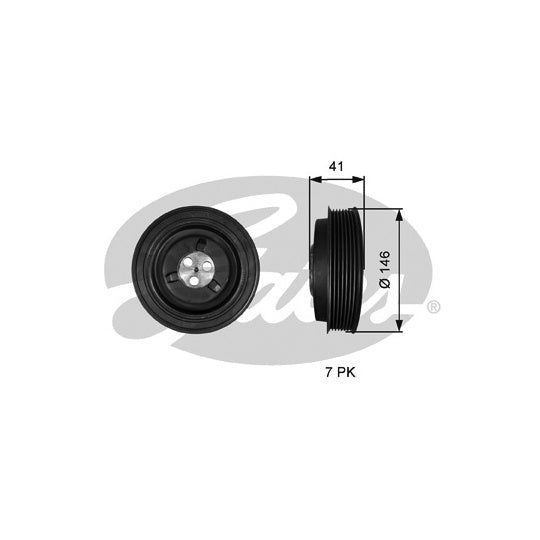 Gates Belt Pulley, crankshaft to suit Ford