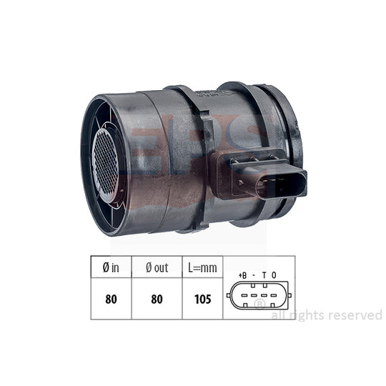 Eps Air Mass Sensor to suit BMW, Mercedes-Benz, Hitachi