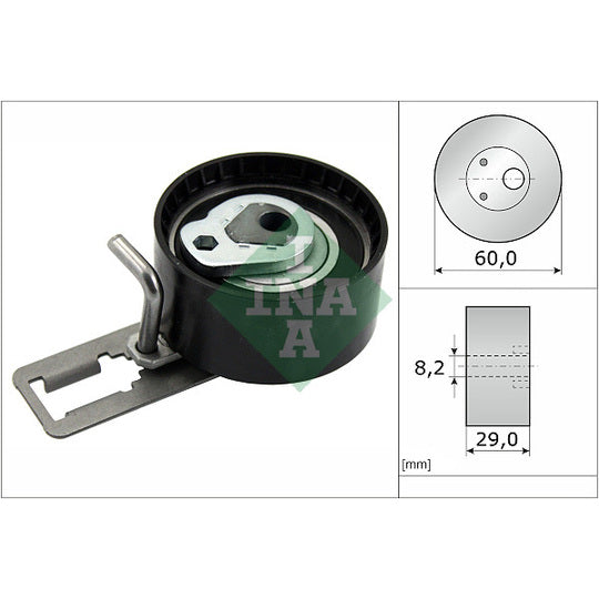 Ina Tensioner Pulley, timing belt to suit Mitsubishi, Toyota, Ford