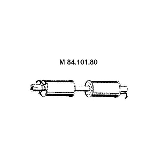 Eberspächer Middle Silencer to suit Ford