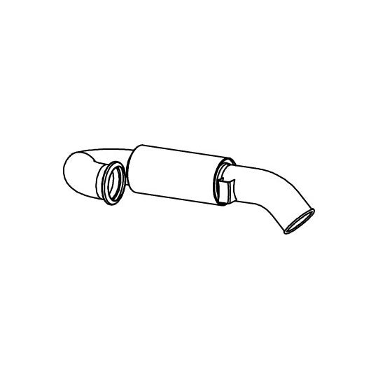 Dinex End Silencer to suit Volvo