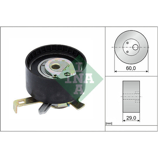 Ina Tensioner Pulley, timing belt to suit Ford
