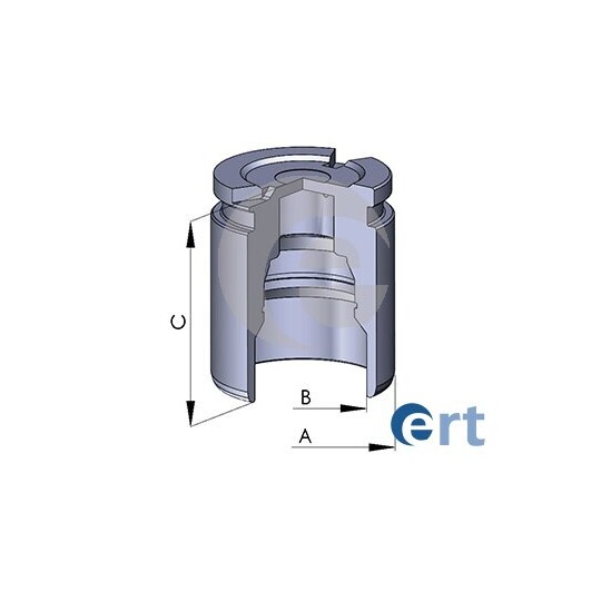 Ert Piston, brake caliper to suit Audi, Fiat, Chrysler