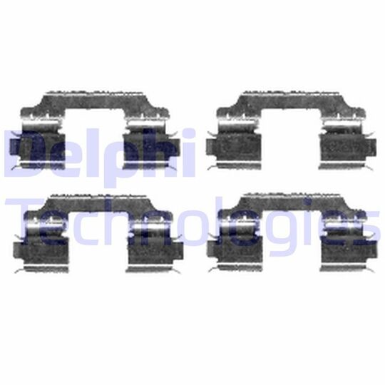 Delphi Accessory Kit, disc brake pad