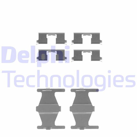 Delphi Accessory Kit, disc brake pad to suit Nissan