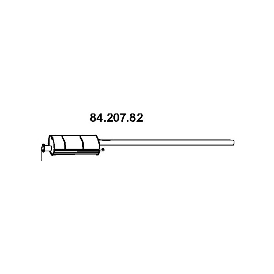 Eberspächer Middle Silencer to suit Ford