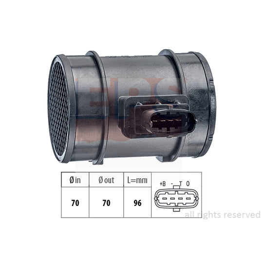 Eps Air Mass Sensor to suit Fiat, Chevrolet, Hitachi