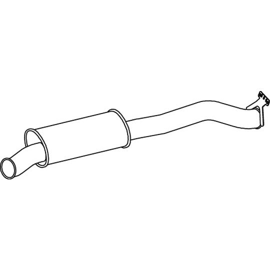 Dinex End Silencer to suit Scania