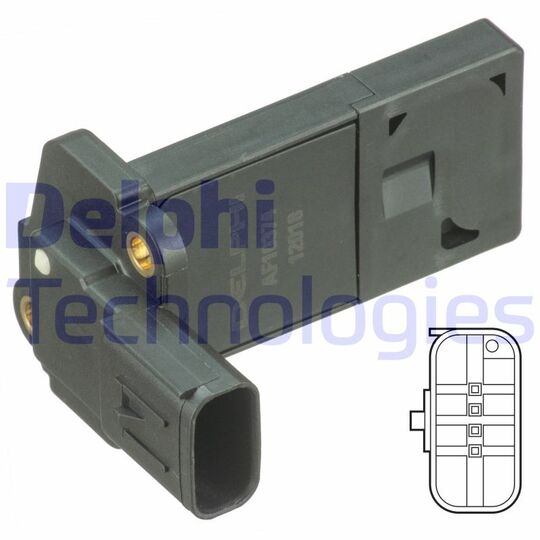 Delphi Air Mass Sensor to suit Ford, Mazda, Volvo