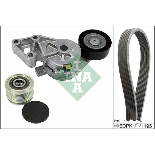 Ina V-Ribbed Belt Set to suit Ford, Audi, VW