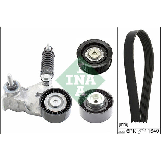 Ina V-Ribbed Belt Set to suit Ford, Jaguar