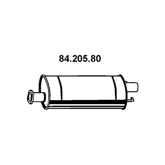 Eberspächer Middle Silencer to suit Ford
