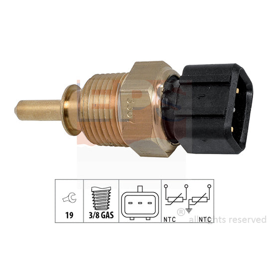 Eps 1.830.367 Sensor, coolant temperature to suit Hyundai, Kia, Genesis