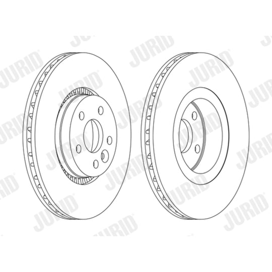 Jurid Brake Disc to suit Ford, Land Rover, Volvo