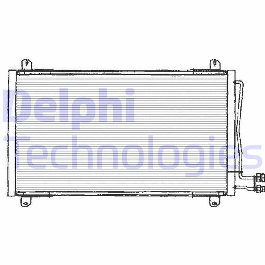 Delphi Condenser, air conditioning to suit Mercedes-Benz