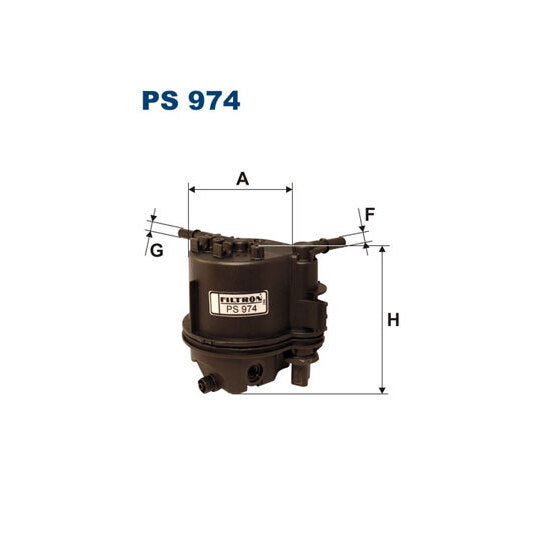 Ufi Fuel filter to suit Toyota, Ford, Mazda
